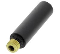 BLANCO Palanca de control corta en negro mate | recomendado grifos MILA, MIDA y MILI | Aumenta el espacio de maniobra a la pared para un manejo cómodo | duradero y resistente