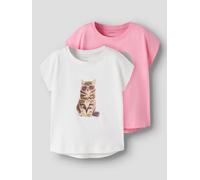 Blanco Paquete De 2 Unidades Camiseta