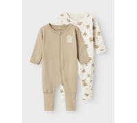 NAME IT Nbnnightsuit 2P Zip Ff Jet Bear Noos (2 unidades), Jet Stream, 92