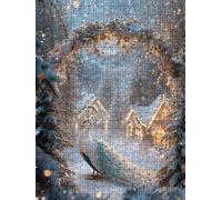 Blanco Pavo Real Puzzle 6000 Piezas, Rompecabezas Adultos Puzzle, 3D Un Rompecabezas, Desafiante Puzzles de Decoración Juego de, Juego Educativo para Toda la Familia, para Regalo Decoración FNKL7-610