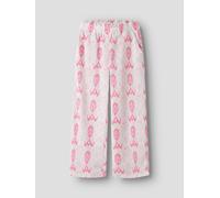 Blanco Pernera Ancha Pantalones