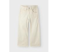 Blanco Pernera Ancha Pantalones