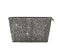 Blanco Plata Gris Diamante, Bolsa de artículos de tocador Bolsa de Maquillaje Bolsa de cosméticos Bolsa de artículos de tocador de Viaje portátil