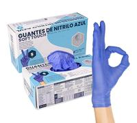 BLANCO PLATA Guante de nitrilo azul Soft Touch Caja Talla Pequeña 1 caja de 100 unidades