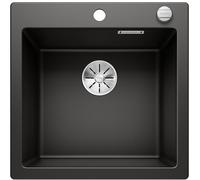 Blanco Pleon 5 fregadero de granito 51.5x51 cm negro 525952