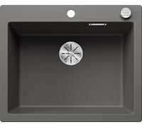 BLANCO PLEON 6 Fregadero de granito de color gris silcán, tipo de montaje: instalación desde arriba, para armarios inferiores de 60 cm de ancho, volumen máximo gracias a su lavabo especialmente