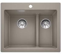 Blanco Pleon 6 Split fregadero de granito 61.5x51 cm marrón 521696