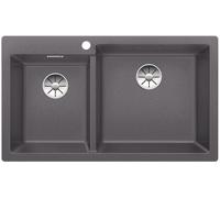 Blanco Pleon 9 fregadero de granito 86x50 cm gris/grafito/ónix 523058