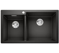 Blanco Pleon 9 fregadero de granito 86x50 cm negro 525958