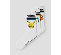 Blanco Pokémon Calcetines