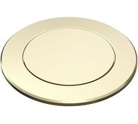 BLANCO PushControl Satinado Dorado | El excéntrico plano apto para todos los fregaderos con sistema de drenaje InFino | Fácil manejo por empuje | Fácil limpieza | Diámetro de perforación requerido: 35