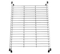 Blanco; Rejilla para lavabo de acero inoxidable (234795);