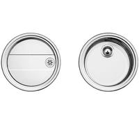 Blanco 513310 | Fregadero de cocina de acero inoxidable RONDOSET | Color : acero inoxidable