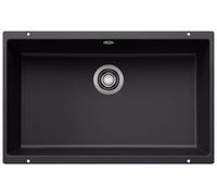 Blanco Rotan 700-U fregadero de granito 70x40 cm negro 526099