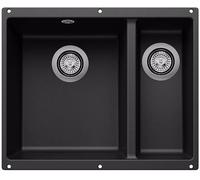 Blanco Rotan fregadero de granito 52.5x40 cm negro 526096