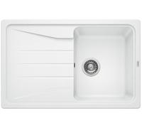 Blanco Sona 45 S fregadero de granito 78x50 cm blanco 519665