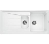 Blanco Sona 6 S fregadero de granito 100x50 cm blanco 519855