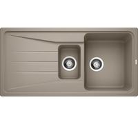 Blanco Sona 6 S fregadero de granito 100x50 cm marrón 519858