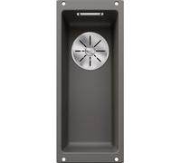 Blanco Subline 160-U fregadero de granito 40x16 cm gris/grafito/ónix 526799