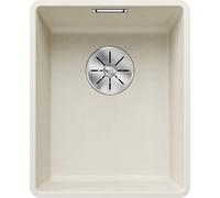 BLANCO SUBLINE 320-F 527159 Silgranit Softweiß, sin mando a distancia