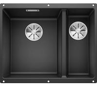 Blanco Subline 340/160-U fregadero de granito 52.5x40 cm antracita 523548