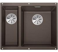 Blanco Subline 340/160-U fregadero de granito 52.5x40 cm marrón 523567