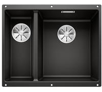 BLANCO 525986 SUBLINE Silgranit, Negro, 340mm/160mm | Becken rechts