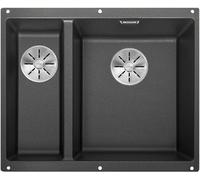 BLANCO SUBLINE 340/160-U Fregadero Derecho Anthracita