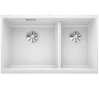 Blanco Subline 430/270-U fregadero de granito 72.5x40 cm blanco 523155