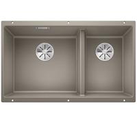 Blanco Subline 430/270-U fregadero de granito 72.5x40 cm marrón 523158