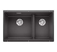 Blanco Subline 430/270-U fregadero de granito 72.5x40 cm gris/grafito/ónix 523152