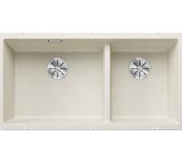 Blanco Subline 480/320-U fregadero de granito 82.5x40 cm blanco 527168