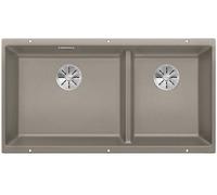 Blanco Subline 480/320-U fregadero de granito 82.5x40 cm marrón 523591