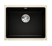 BLANCO SUBLINE 500-U | cerámica negra | tipo de montaje: bajo encimera | para armarios inferiores de 60 cm de ancho | gran volumen de lavabo para un uso óptimo | superficie fácil de limpiar