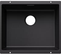 Blanco Subline 500-U fregadero de granito 50x40 cm negro 527794
