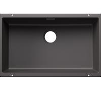 Blanco Subline 700-U fregadero de granito 70x40 cm gris/grafito/ónix 527806