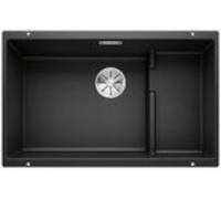 Blanco Subline 700-U Level fregadero de granito 70x40 cm negro 526004