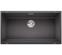 Blanco Subline 800-U fregadero de granito 80x40 cm gris/grafito/ónix 523142