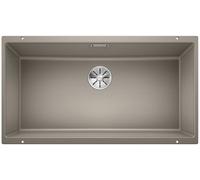 Blanco Subline 800-U fregadero de granito 80x40 cm marrón 523148