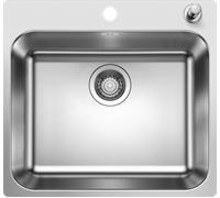 Blanco SUPRA 500-IF/A R12 Stainless steel acabado cepillado