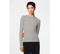 Blanco Top De Manga Larga XS