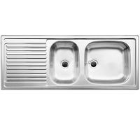 Blanco Top fregadero de acero 110x43.5 cm 500847