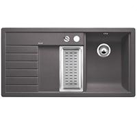 Blanco Trisona 6 S roca gris Granit-fregadero grifo mezclador monomando para lavabo gris metaltek