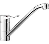 BLANCO WEGA-F II | Grifo de cocina en cromo | Alta presión | Grifo para ventana delantera para montaje delante de una ventana | Cartucho de cerámica | Calidad del agua asegurada y ahorro de agua