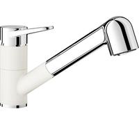 Blanco Wega-S II grifo de cocina de pie cromo-blanco 526421