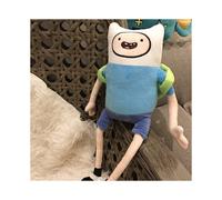 (Blanco y azul) Muñeco de peluche de Hora de aventuras de dibujos animados, regalo