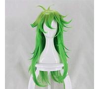 Blanco y negro de la casa de guardia nº 25 Niko Cosplay pelucas amarillo degradado verde resistente al calor pelo anime disfraz peluca Perucas KUWS422B