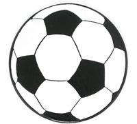 Blanco y Negro Fútbol Deportes de pelota de la pinmart enamel lapel pin
