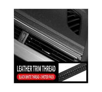 (Blanco y negro) Tira de moldura para decoración de automóviles, molduras interiores para automóviles,