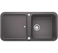 BLANCO YOVA XL 6 S Fregadero de cocina de granito Silgranit PuraDur, 1 pieza, gris roca, 519584